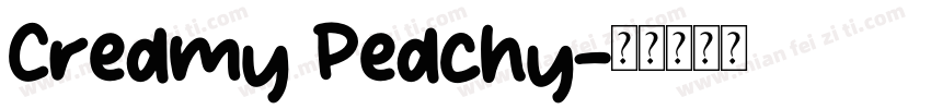 Creamy Peachy字体转换